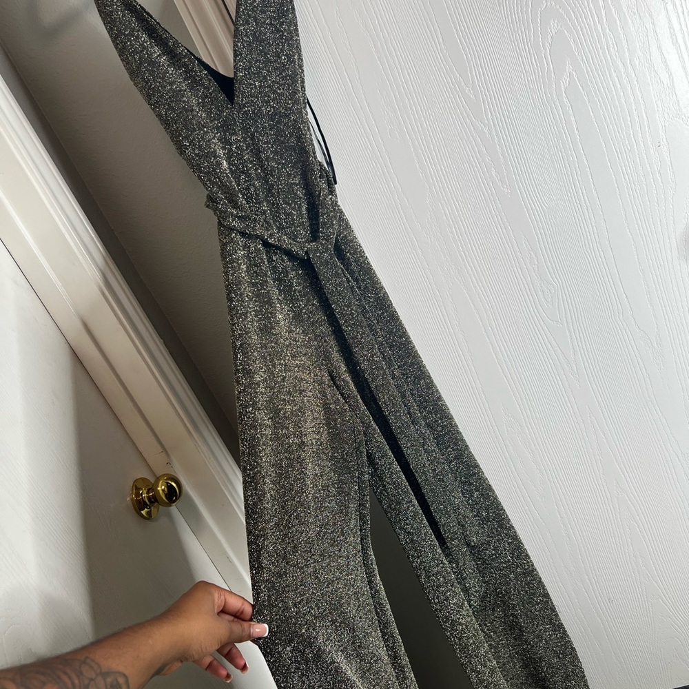 Gold glitter jumpsuit